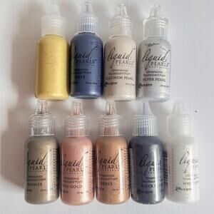 Lot Of Ranger Liquid Pearls - 9 Colors